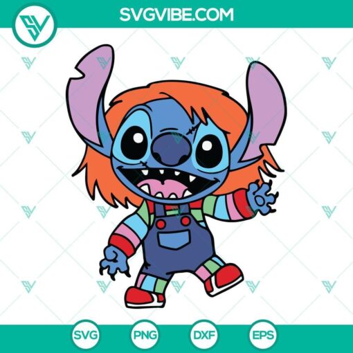 stitch chucky svg stitch halloween svg chucky good guy svg png dxf eps 6 mockup