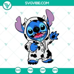 Stitch Cow SVG Image PNG DXF EPS Clipart Image Cutting File Digital
