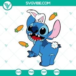 Disney, Easter, SVG Files, Stitch Easter SVG Images Bundle, Stitch Bunny SVG 10