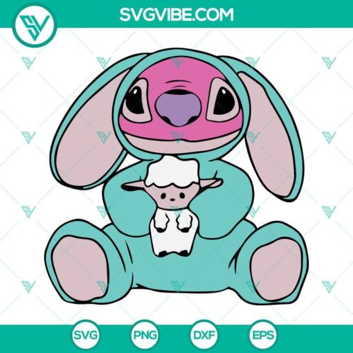 stitch easter svg bundle stitch suit bunny easter svg stitch easter svg png dxf eps 5 mockup