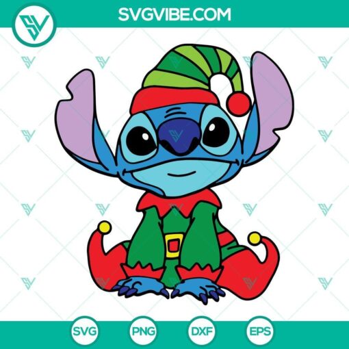 stitch elf svg christmas elf svg stitch christmas svg elf svg 7 mockup