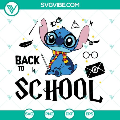 stitch harry potter back to school svg hogwarts svg stitch wizard svg png dxf eps 3 mockup 1