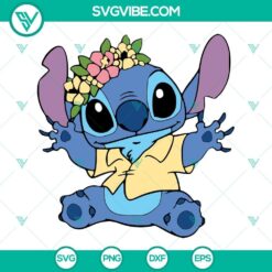 Stitch Hawaii SVG Image DXF EPS PNG Cricut Silhouette Vector Clipart