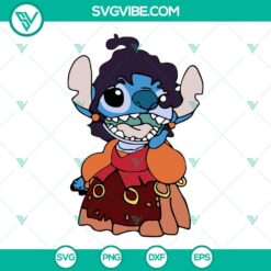 Disney, Halloween, SVG Files, Gangster Stitch SVG Download, Stitch Rapper SVG 4