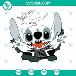 stitch jack skellington svg bundle stitch nightmare before christmas svg png dxf eps cut files 10 mockup