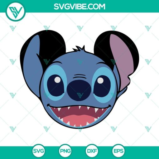 stitch mickey head svg stitch mouse ears svg png dxf eps digital download 7 mockup