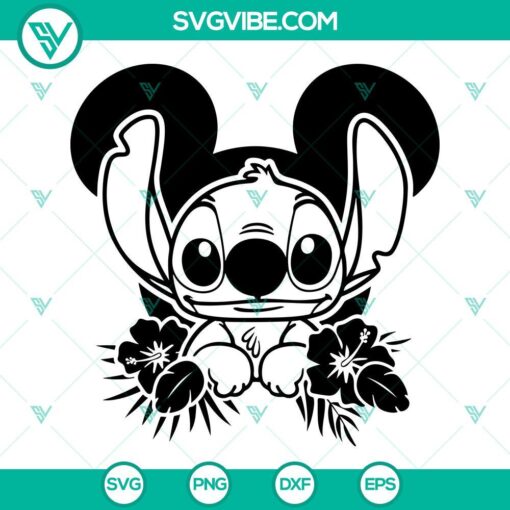 stitch mouse ears svg ohana svg disney lilo and stitch svg png dxf eps 5 mockup 1