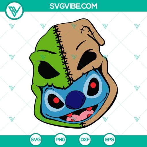 stitch oogie boogie head svg oogie boogie svg stitch halloween svg 9 mockup