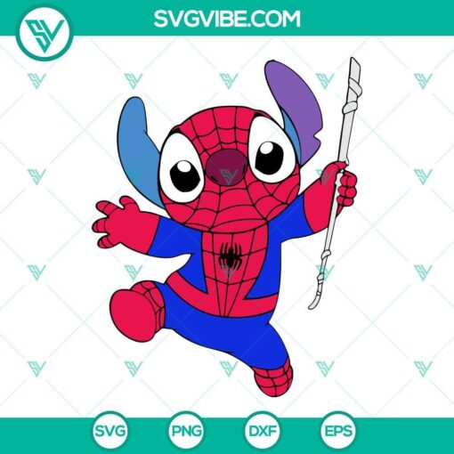 stitch spiderman svg bundle stitch marvel svg spiderman svg png dxf eps vector clipart 10 mockup