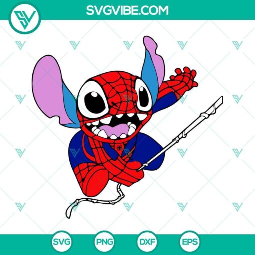 stitch spiderman svg bundle stitch marvel svg spiderman svg png dxf eps vector clipart 7 mockup