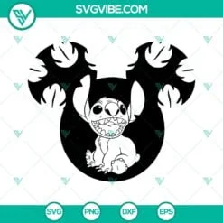 Disney, SVG Files, Baby Stitch Mouse Head Balloon SVG Images, Stitch SVG Images 4