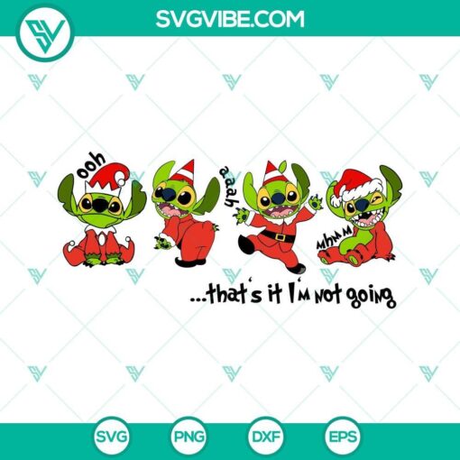 stitch that s it i m not going svg stitch elf svg christmas stitch svg 1 mockup