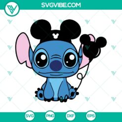 Disney, Easter, SVG Files, Stitch Easter SVG Image Bundle, Stitch Bunny SVG 7