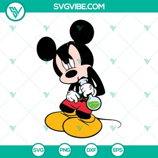 stoned mickey mouse svg mickey weed marijuana svg png dxf eps cut files 7 mockup