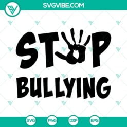 SVG Files, Unity Day, Stop Bullying SVG Download, Anti Bullying SVG Images, 2