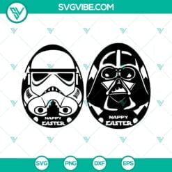 Easter, SVG Files, Storm Trooper Darth Vader Easter Egg SVG File, Star Wars 4