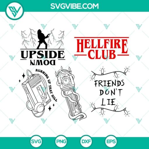 stranger things 4 svg bundle hellfire club svg eddie munson svg running up that hill svg cut files for cricut 2 mockup