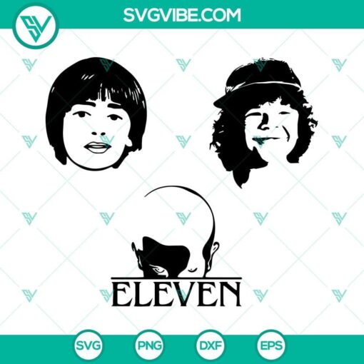 stranger things bundle svg stranger things friends svg eleven svg dustin svg mike svg 9 mockup