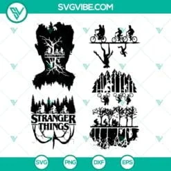 Movies, SVG Files, Stranger Things Svg Bundle Cricut, Silhouette Stranger 2