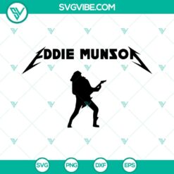 Stranger Things SVG Files Bundle, The Upside Down SVG Images, Eddie Munson SVG Image 4