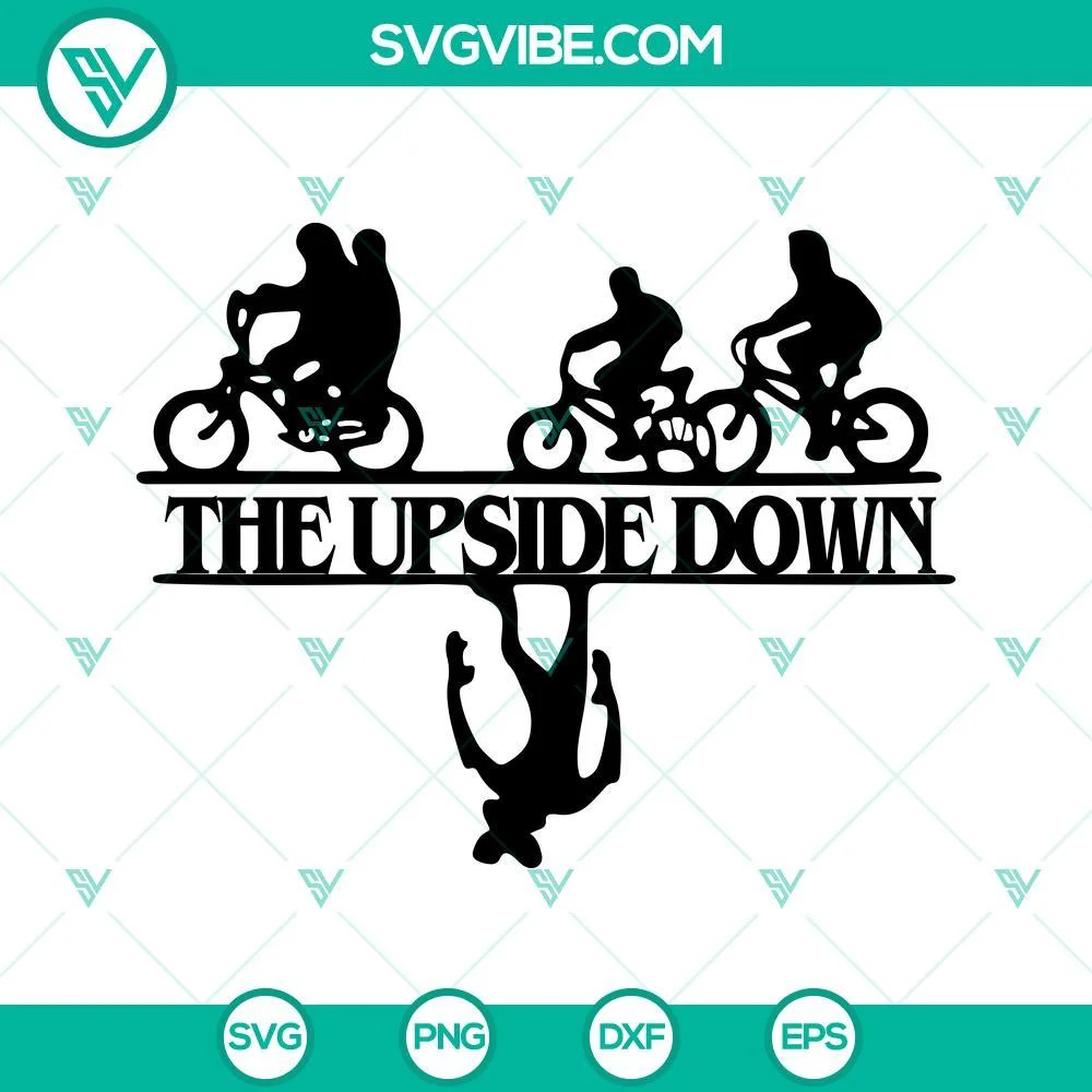 Movies, SVG Files, Stranger Things SVG File Bundle, The Upside Down SVG File, 4