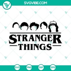 Stranger Things theme SVG images in PNG, DXF, and EPS formats for instant digital download. Great for fans of the show!