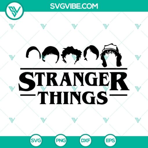 stranger things svg png dxf eps instant digital download 10 mockup