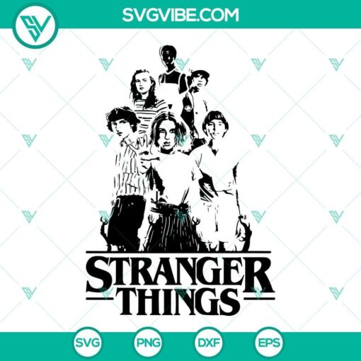 stranger things svg stranger things characters svg stranger things vector clipart svg png dxf eps 10 mockup