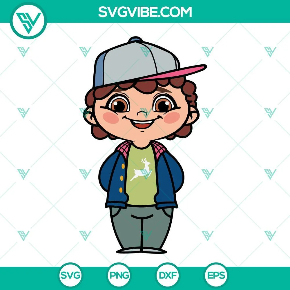 Movies, SVG Files, Stranger Things SVG Download, Stranger Things Friends Chibi 1