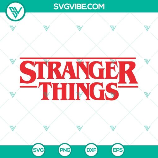 stranger things svg stranger things logo svg png dxf eps vector clipart 3 mockup