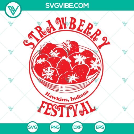 strawberry festival stranger things svg stranger things 4 svg hawkins indiana svg eleven stranger things svg 3 mockup