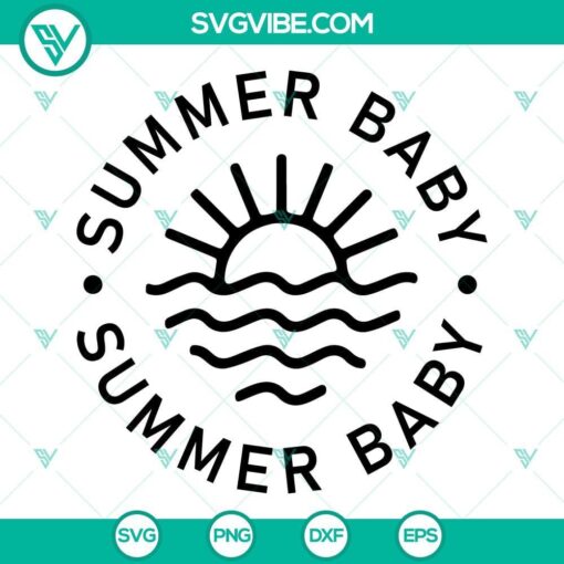 summer baby svg jonas brothers song svg png dxf eps cut files 4 mockup