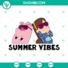 Summer-themed Mabel Pines and Waddles design from Gravity Falls, available for download as SVG file. Perfect for fans and craft projects.