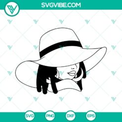 sun hat black woman svg bundle melanin girl svg afro woman svg black girl magic svg png dxf eps 9 mockup