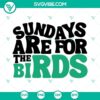Unique Philadelphia themed SVG design with birds, perfect for Sundays. Download the Philly SVG for crafting projects.