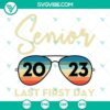 Sunglasses Senior 2023 Last First Day SVG images for senior students, ideal for crafts and digital projects. Download now!
