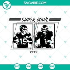 Football, Sports, SVG Files, Chiefs Super Bowl 2023 SVG File, Chiefs Football 3