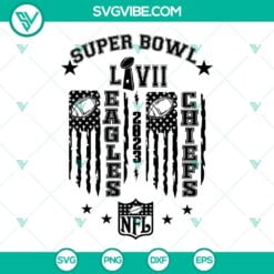 Football, Sports, SVG Files, Philadelphia Eagles Champions Super Bowl 2023 SVG 4