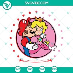 Game, SVG Files, Valentine's Day, Super Mario And Princess Peach SVG Images, 19