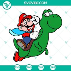 Movies, SVG Files, Super Mario And Yoshi SVG Images, Super Mario Bros Movie 2