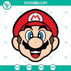 super mario bros characters head svg bundle mario svg luigi svg princess peach svg bowser svg toad svg 7 mockup