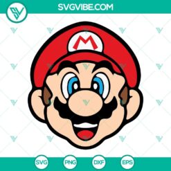 Super Mario Bros Characters Head SVG Images Bundle, Mario SVG File, Luigi SVG Download 12