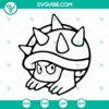 Super Mario Bros SVG bundle with outline design, featuring Luigi and Yoshi SVG files for instant download. Ideal for crafts and projects.
