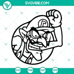 super mario bros outline svg bundle luigi svg yoshi svg princess peach svg png dxf eps 3 mockup 12