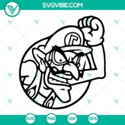 Super Mario Bros Outline SVG Images Bundle, Luigi SVG Download, Yoshi SVG Images, 11