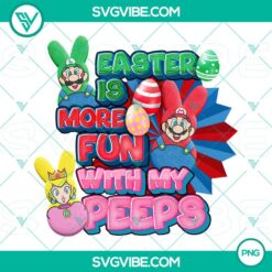 Easter, PNG Files, Super Mario Easter Is More Fun With My Peeps PNG Files, 18