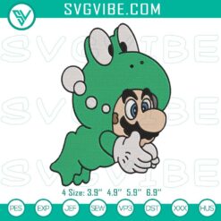 Cartoon Embroidery Designs, Embroidery Designs, Super Mario Mushroom Digital 4