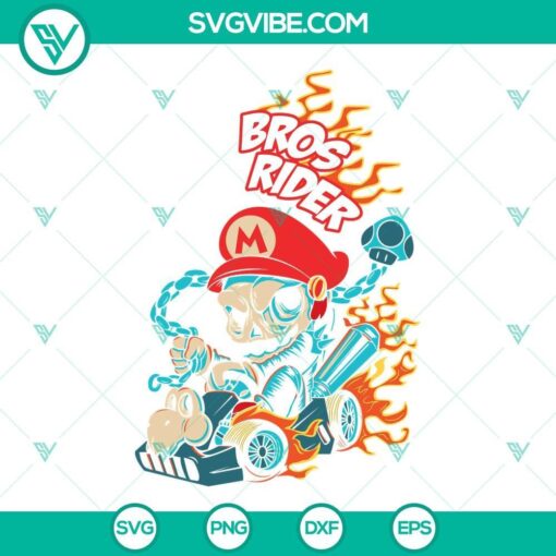 super mario ghost rider svg super mario bros svg png dxf eps cricut 8 mockup