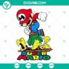 Super Mario jumping on Koopa SVG files for Super Mario 2023, in "The Super" design. Ideal for video game enthusiasts.
