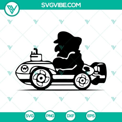 super mario kart svg bundle kart racing game svg mario game svg png dxf eps files 10 mockup